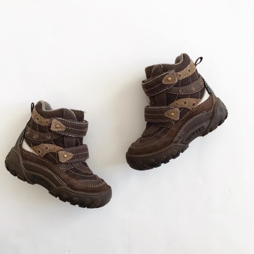 Goex brown Geox Tex  boots EUC size (22) 6.5